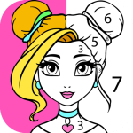 Girls Coloring Book For Girls